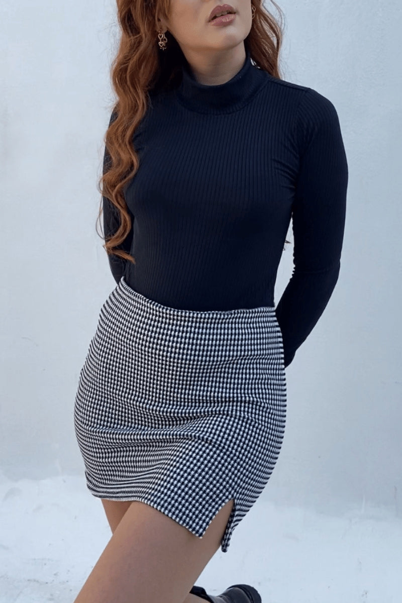 Saia Fenda Xadrez  P & B