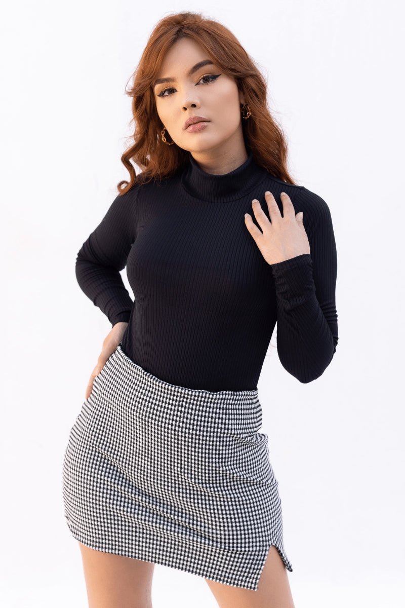 Saia Fenda Xadrez  P & B