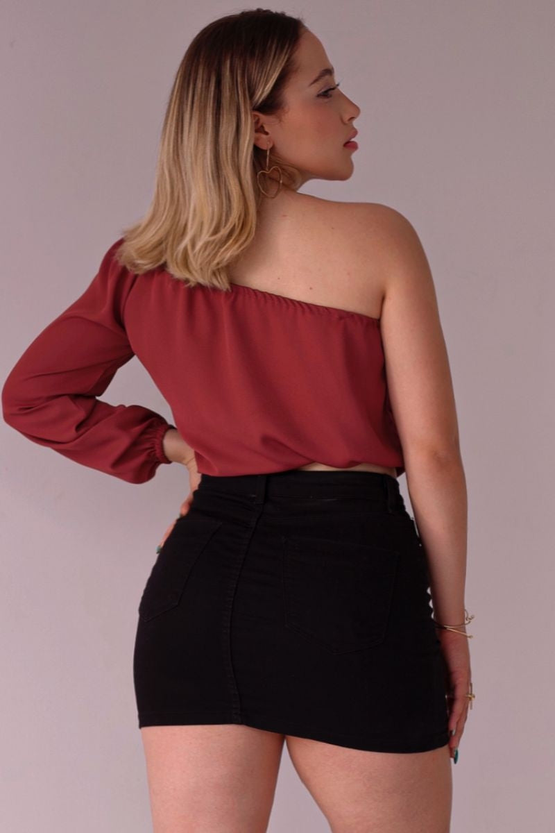 Blusa Nula Manga Amora