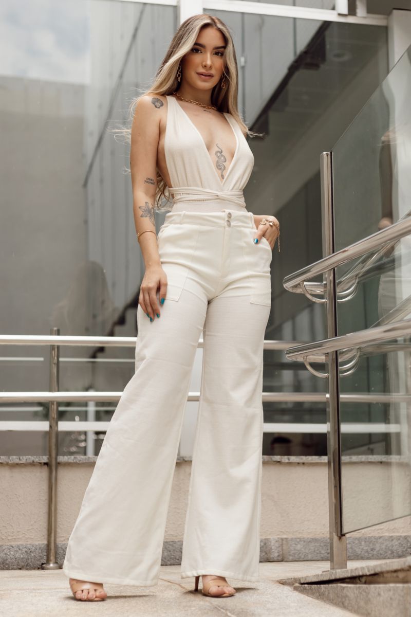 Body Lurex Off-white