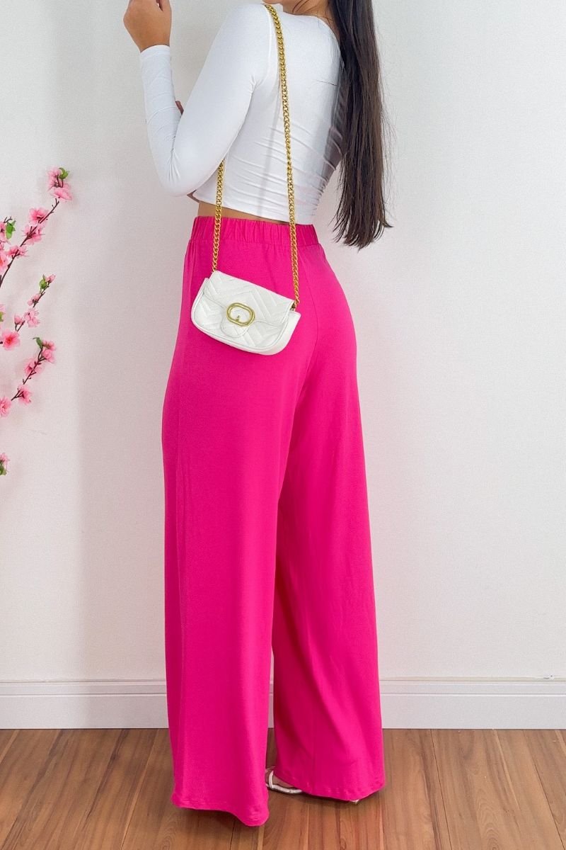 Calça Pantalona Maxi Pink