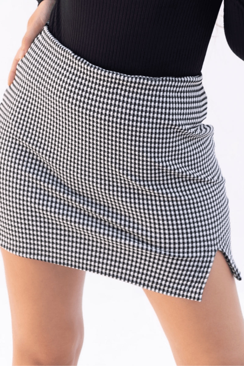 Saia Fenda Xadrez  P & B