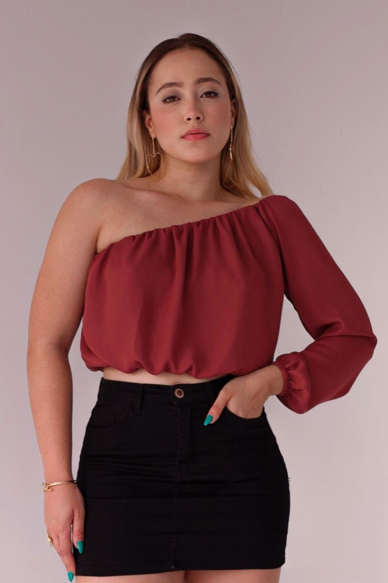 Blusa Nula Manga Amora