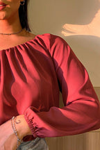 Blusa Nula Manga Amora