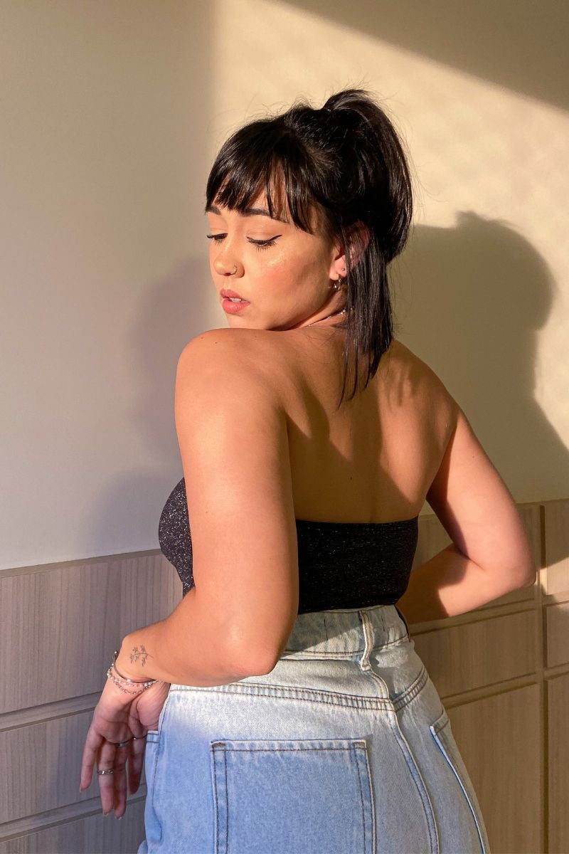 Top Reto Shine Preto