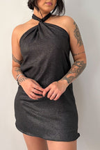 Vestido Athena Shine 4 em 1 Preto Curto