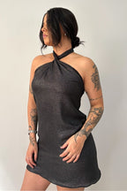 Vestido Athena Shine 4 em 1 Preto Curto
