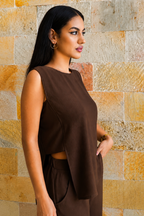 Conjunto Duna Marrom Chocolate