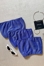 Top Reto Lurex Azul
