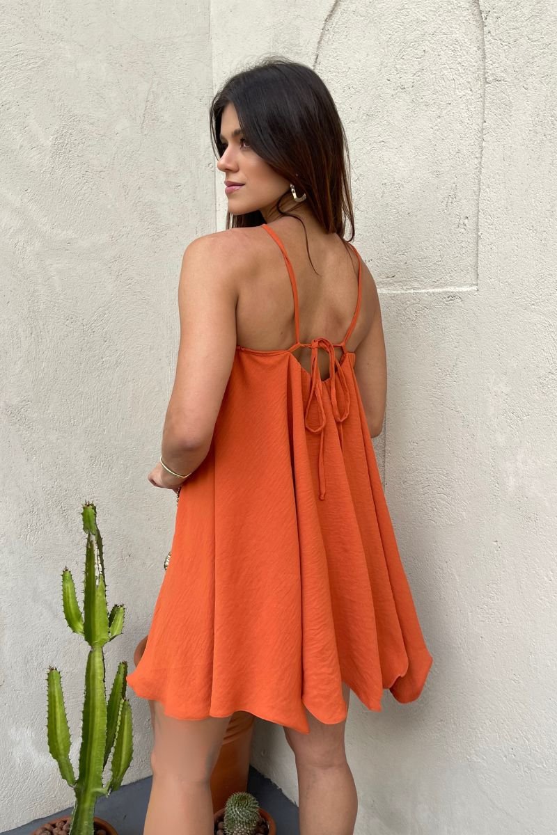 Vestido Frente Única Hera Pôr do Sol