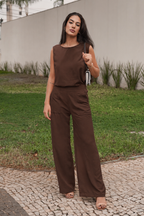 Conjunto Duna Marrom Chocolate