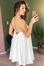 Vestido Hera Frente Única Off-white