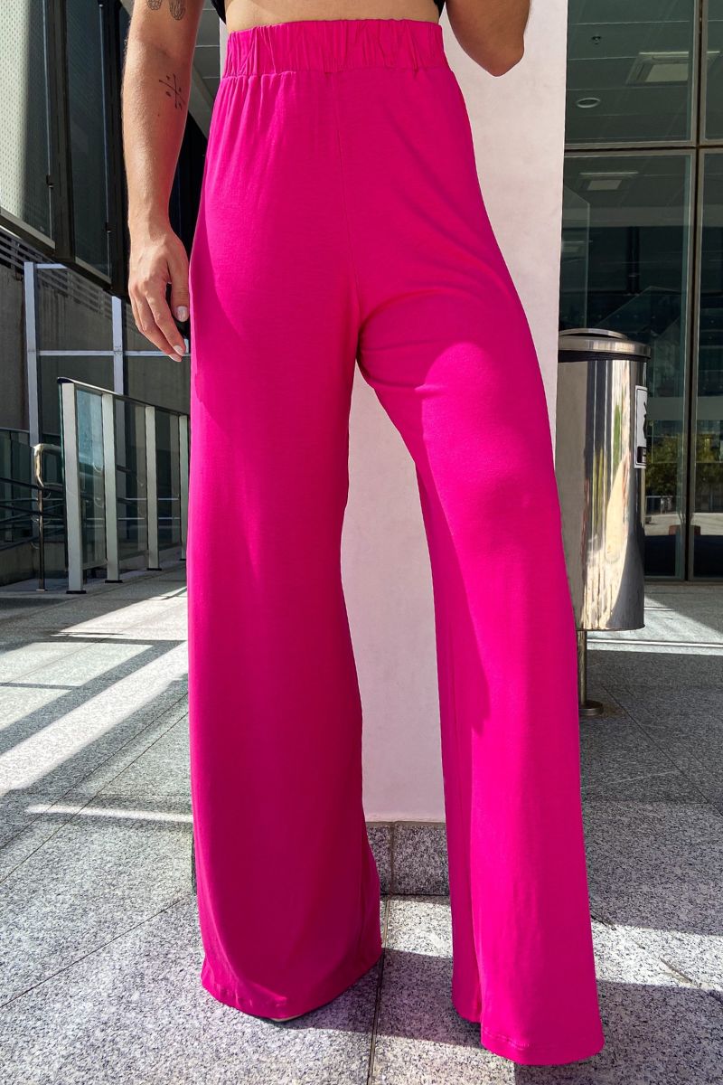 Calça Pantalona Maxi Pink
