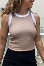 Blusa Duo Nude e Branca