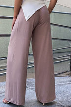 Calça Pantalona Maxi Avelã