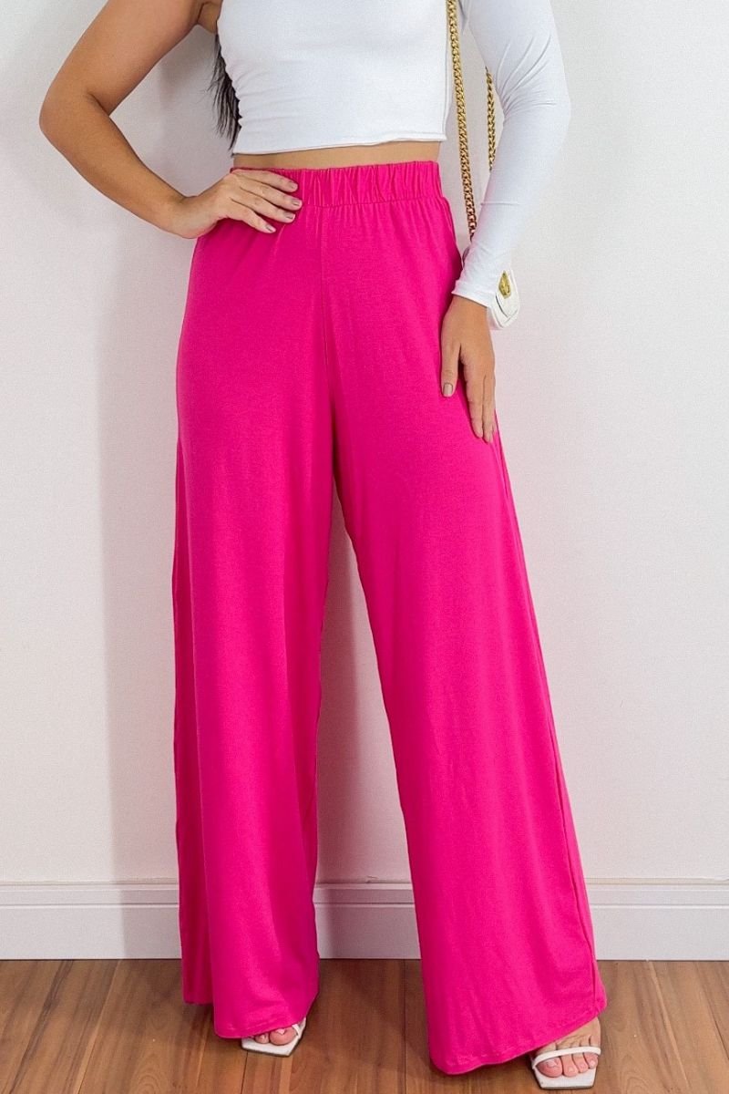 Calça Pantalona Maxi Pink