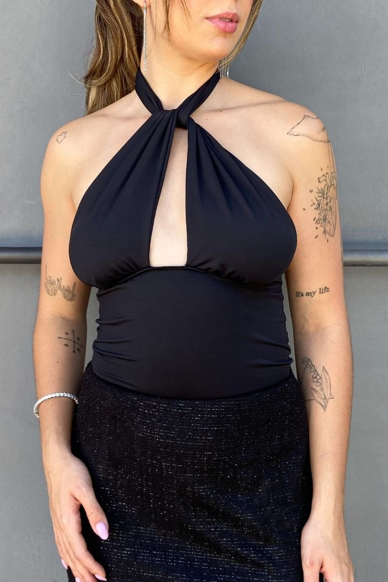 Blusa Frente Única Preta
