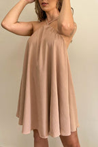 Vestido Frente Única Hera Amêndoa