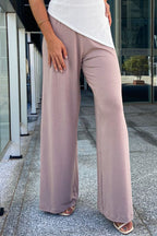 Calça Pantalona Maxi Avelã