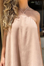 Vestido Frente Única Hera Amêndoa