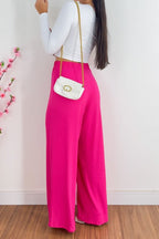 Calça Pantalona Maxi Pink